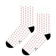 Kropki Białe z Czerwienią