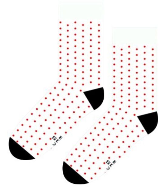 Kropki Białe z Czerwienią