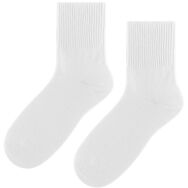 Skarpetki bezuciskowe - damskie - białe