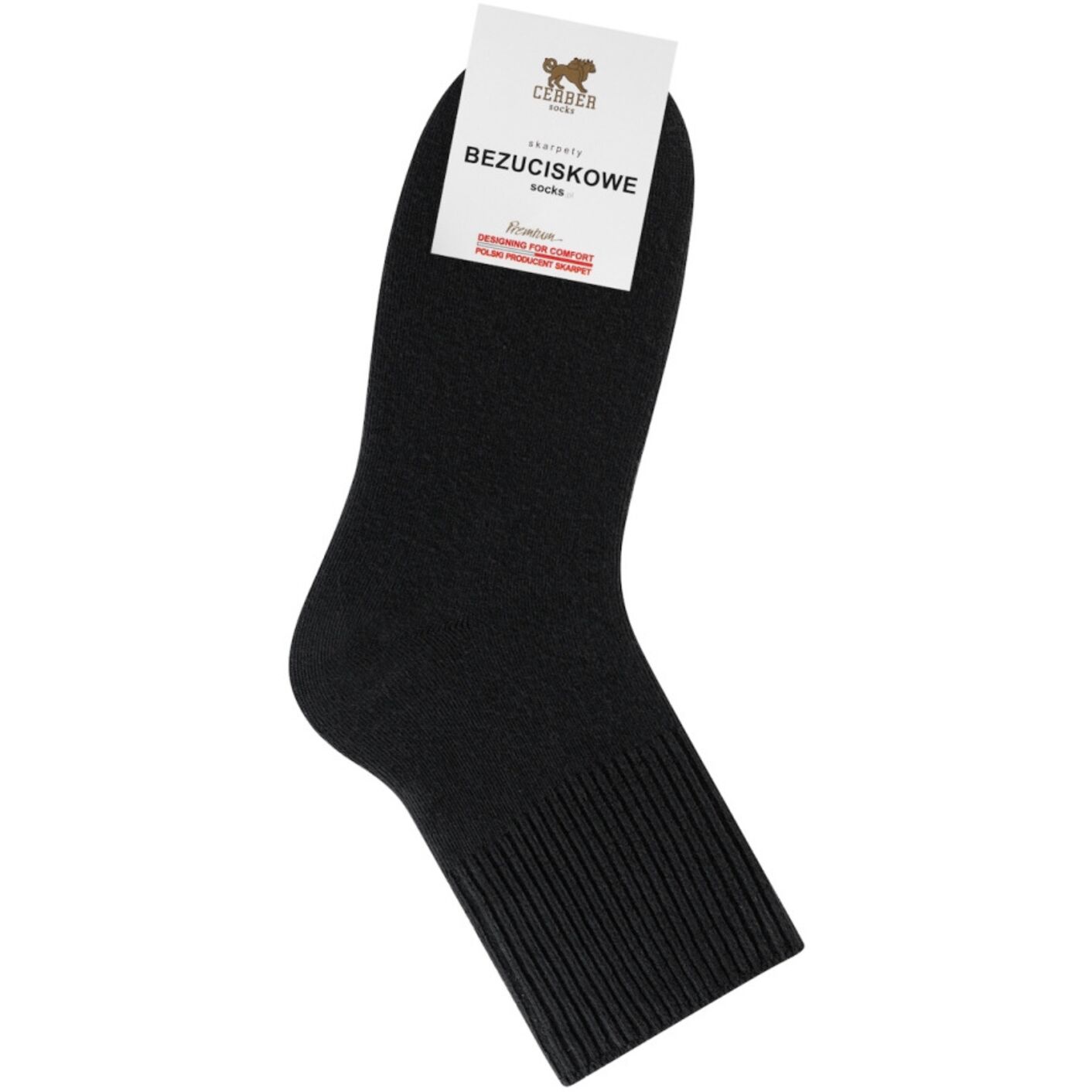 Skarpetki bezuciskowe - damskie - czarny