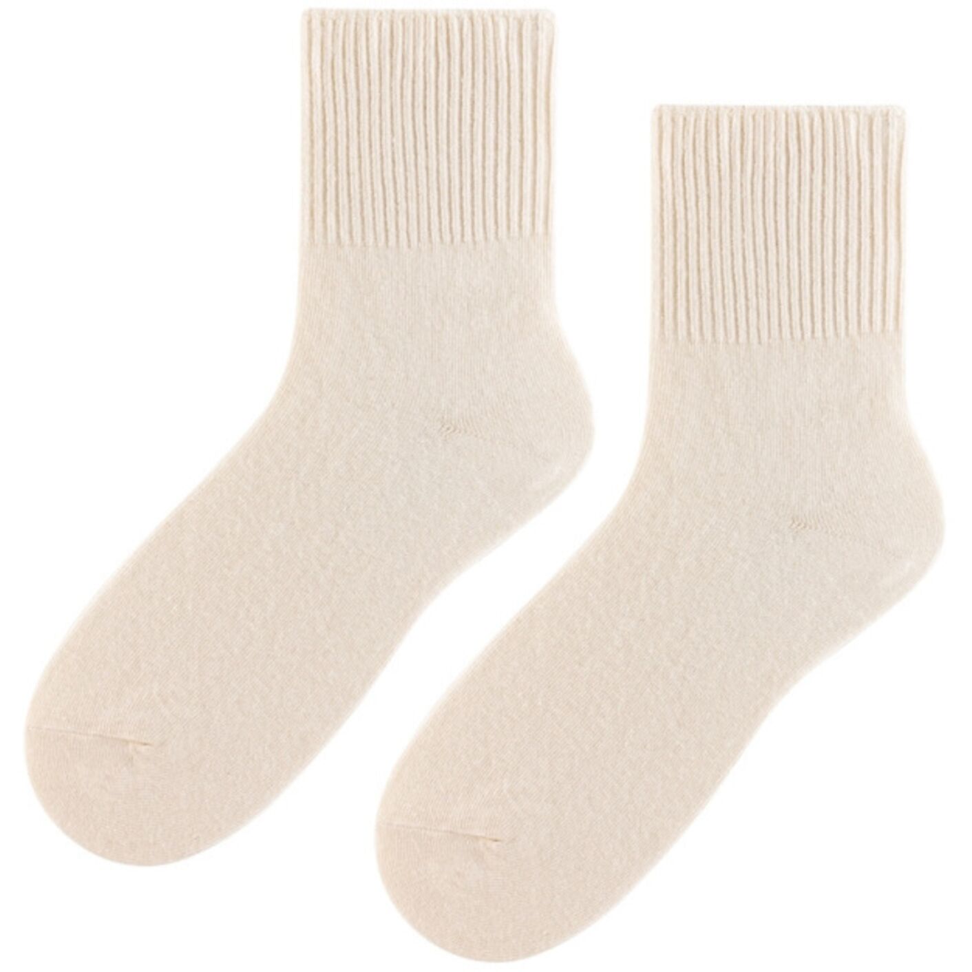 Skarpetki bezuciskowe - damskie - ecru