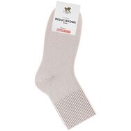 Skarpetki bezuciskowe - damskie - jasny beż