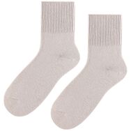 Skarpetki bezuciskowe - damskie - jasny beż