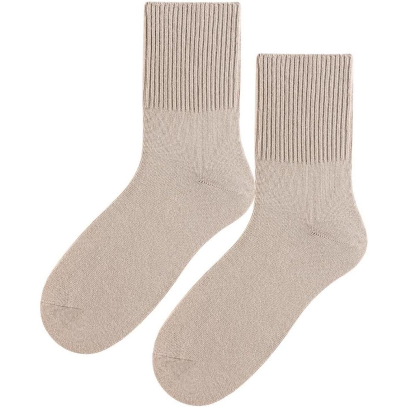 Skarpetki bezuciskowe - męskie - beż