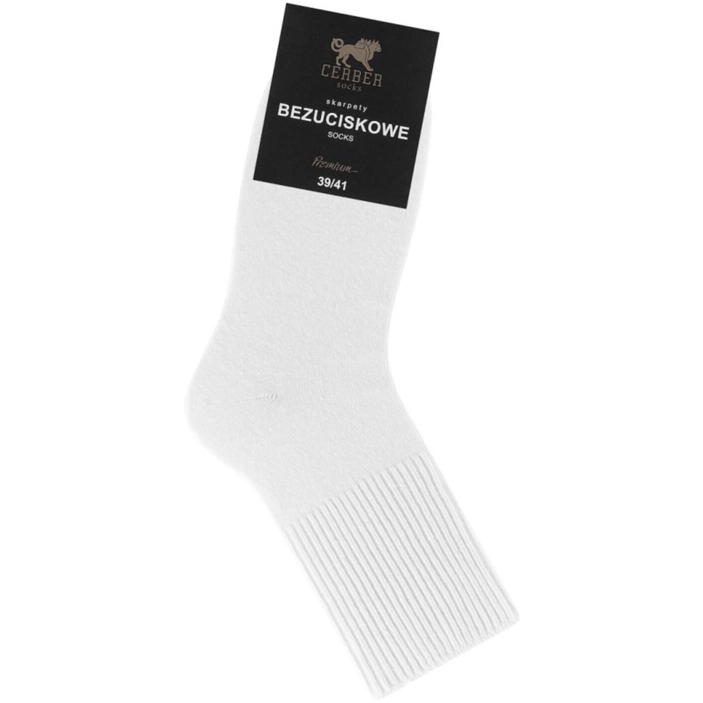 Skarpetki bezuciskowe - męskie - biały