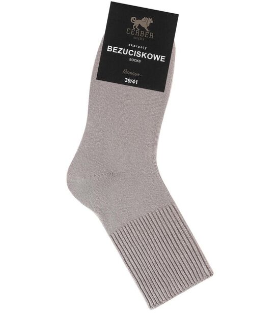 Skarpetki bezuciskowe - męskie - ciemny beż