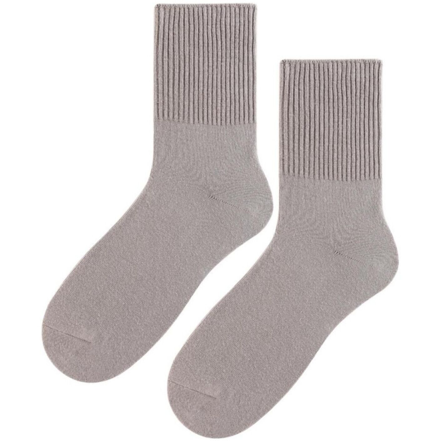 Skarpetki bezuciskowe - męskie - ciemny beż