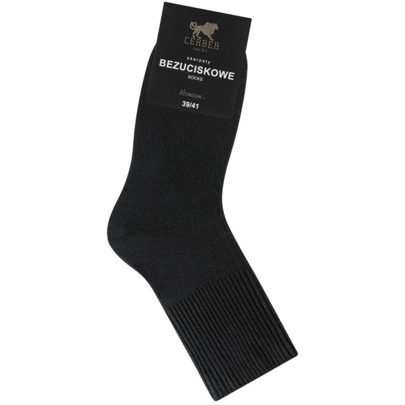 Skarpetki bezuciskowe - męskie - czarny