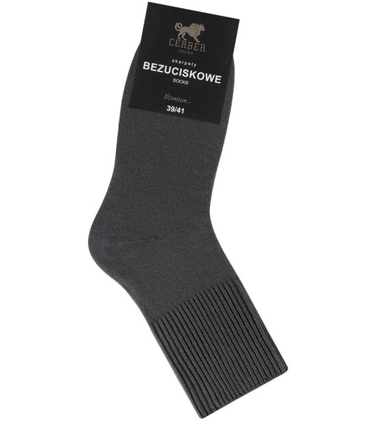 Skarpetki bezuciskowe - męskie - grafitowy