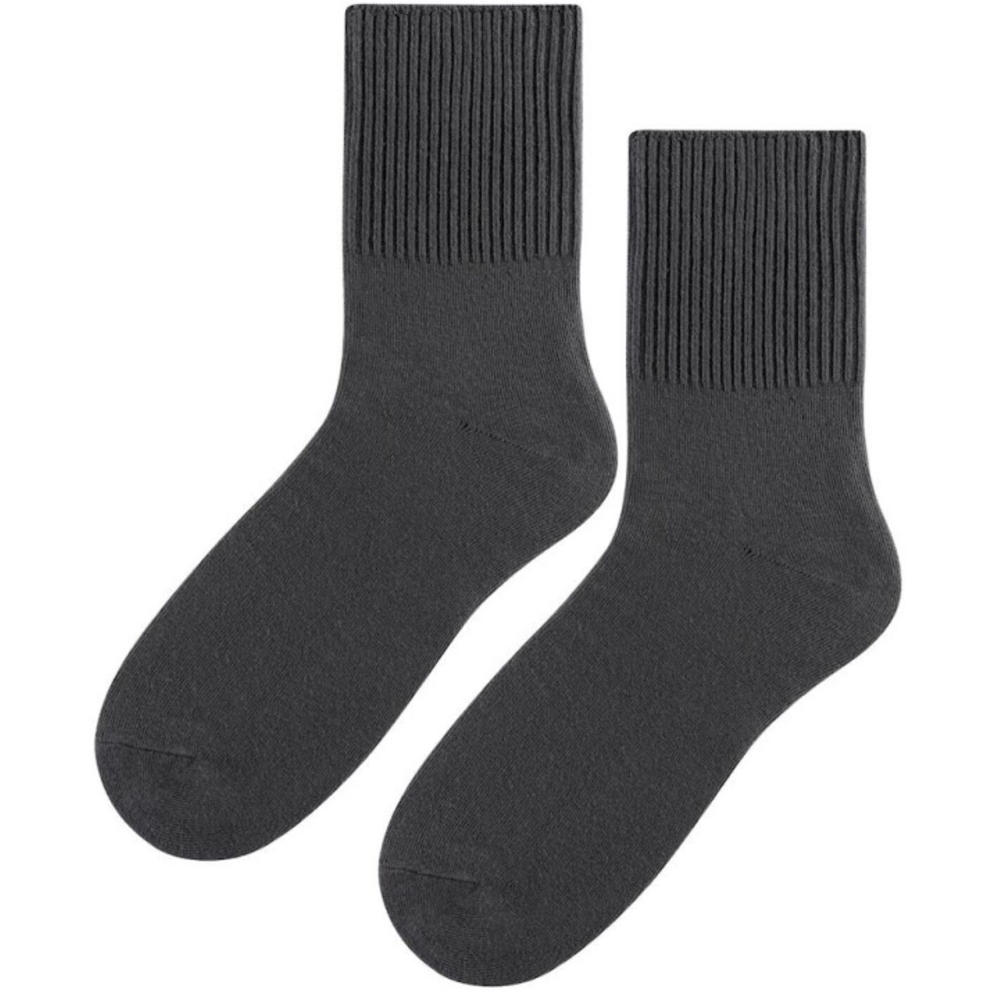 Skarpetki bezuciskowe - męskie - grafitowy