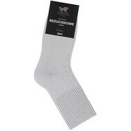Skarpetki bezuciskowe - męskie - jasny szary