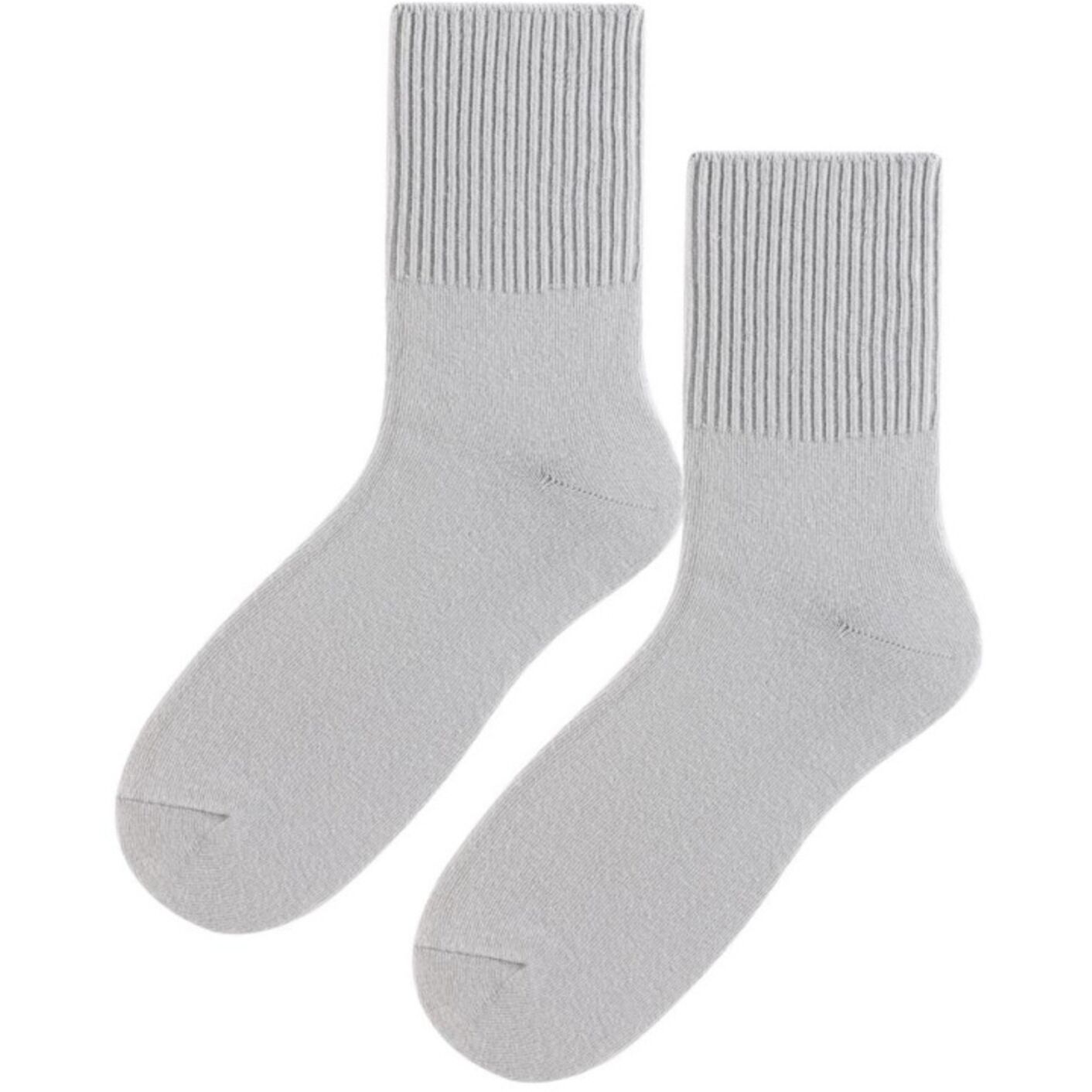 Skarpetki bezuciskowe - męskie - jasny szary