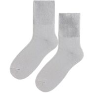 Skarpetki bezuciskowe - męskie - jasny szary