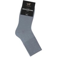 Skarpetki bezuciskowe - męskie - jeans