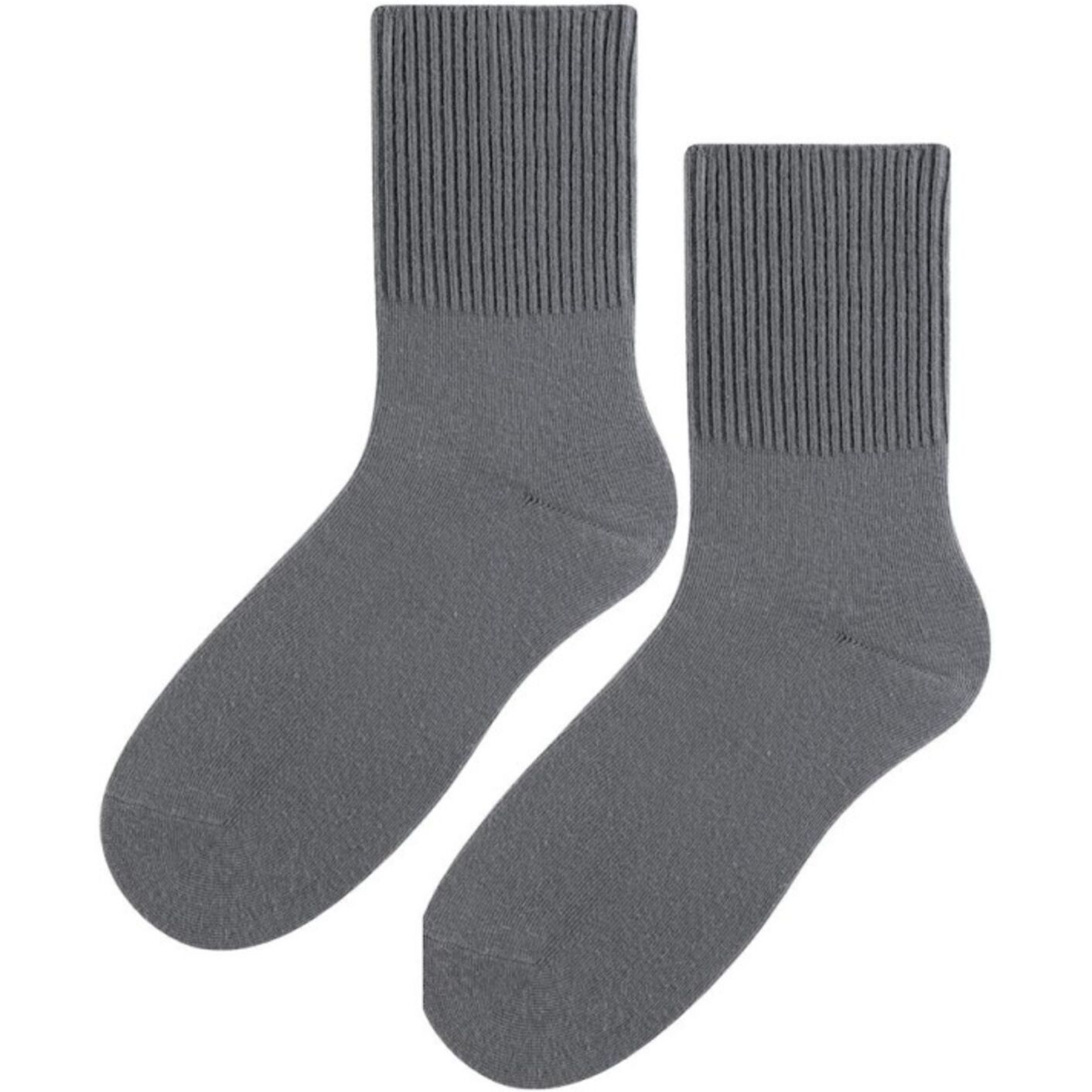 Skarpetki bezuciskowe - męskie - szary