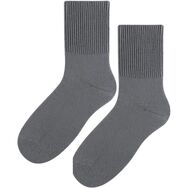 Skarpetki bezuciskowe - męskie - szary