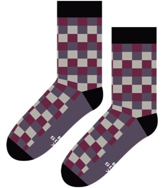 Skarpetki Kratka Bordo