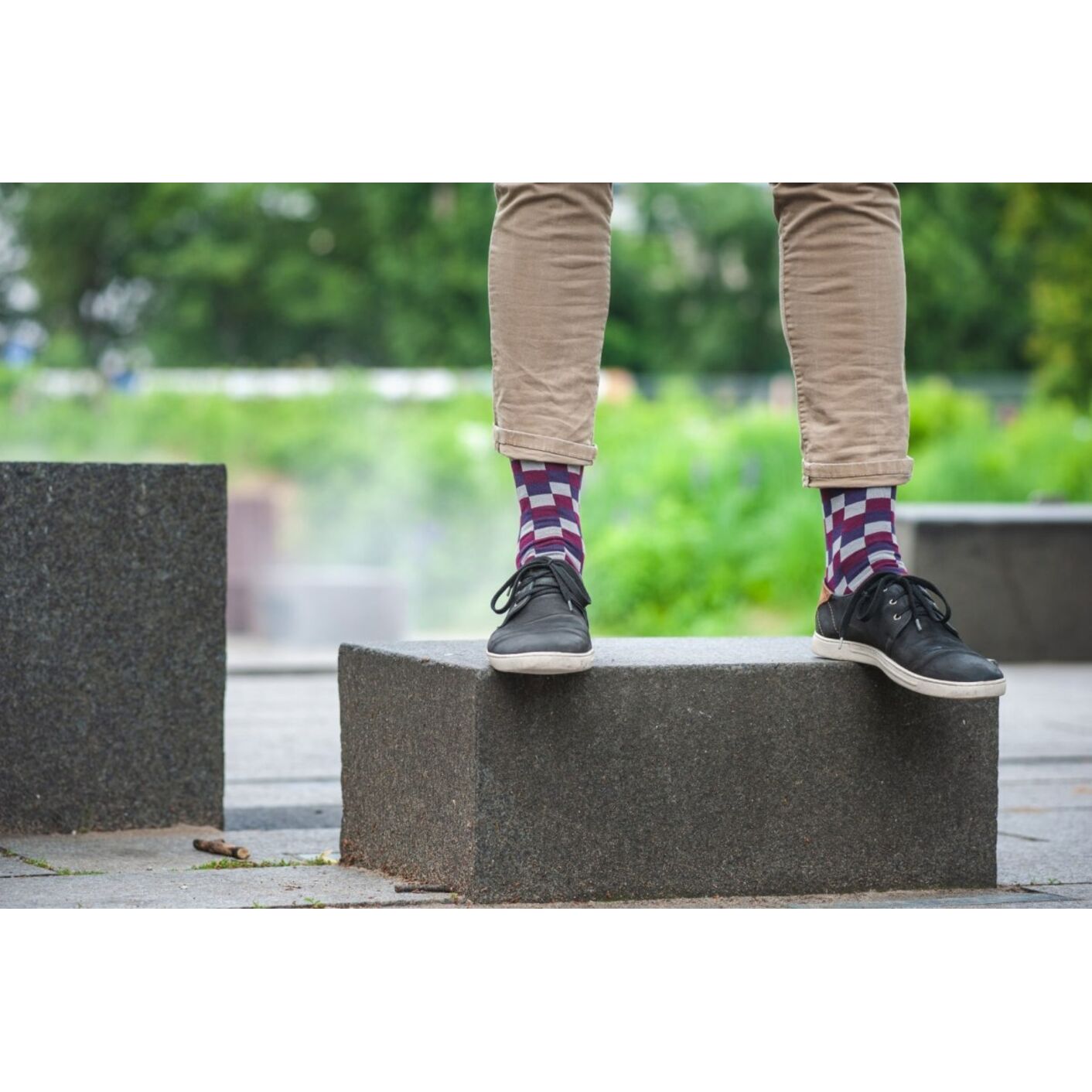 Skarpetki Kratka Bordo