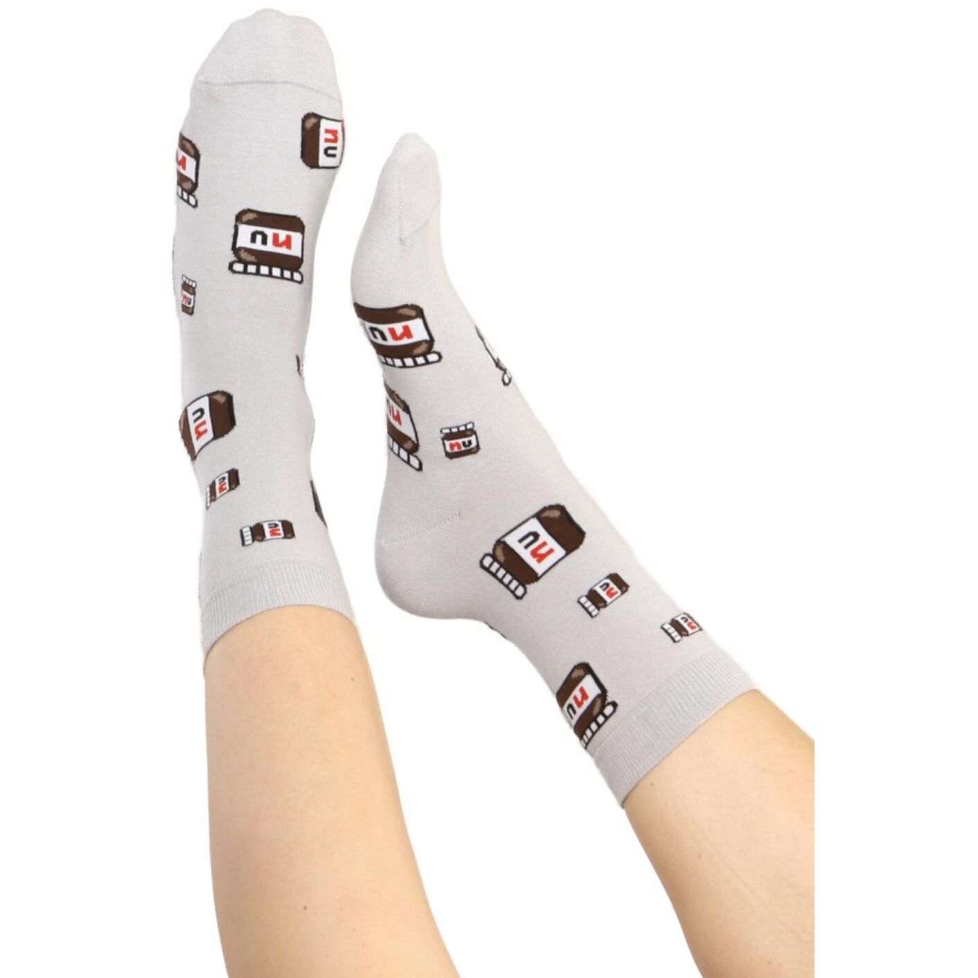 Skarpetki Słoiczek Czekolady z Szarym