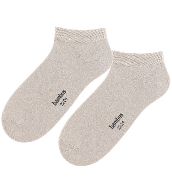 Skarpetki stopki - bambusowe - beż