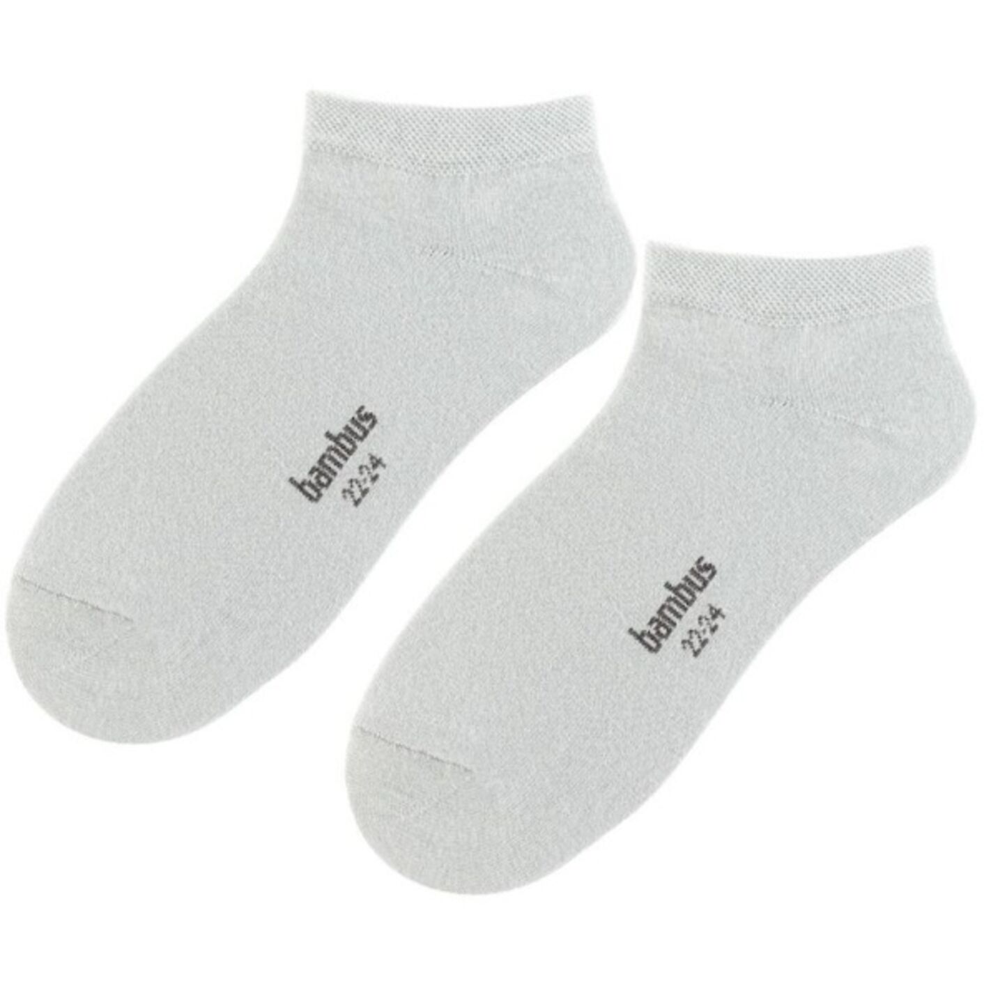 Skarpetki stopki - bambusowe - jasny szary
