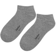 Skarpetki stopki - bambusowe - jasny szary melanz