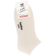 Skarpetki stopki - bambusowe - kremowy