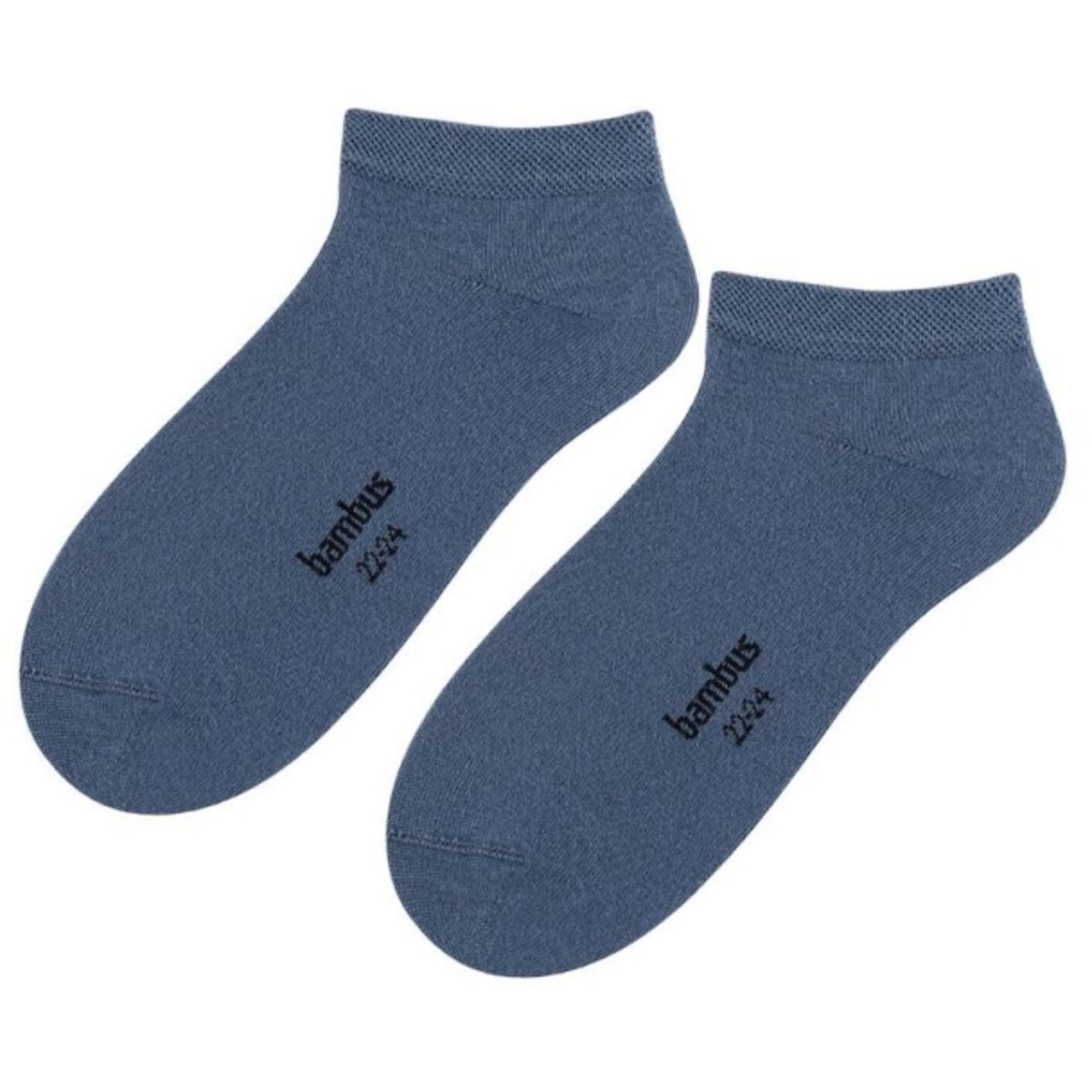 Skarpetki stopki - bambusowe - niebieski