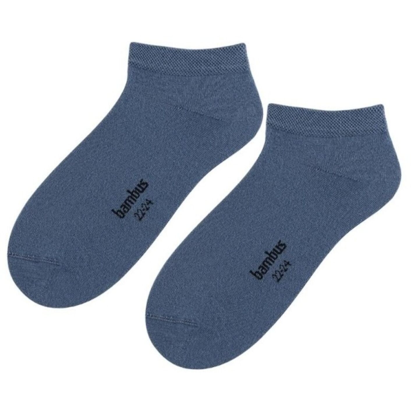 Skarpetki stopki - bambusowe - niebieski