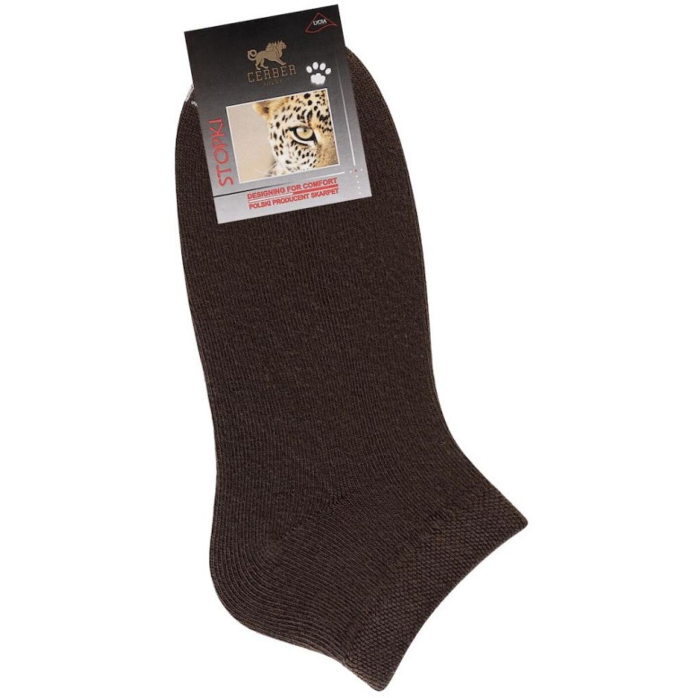 Skarpetki stopki - brąz