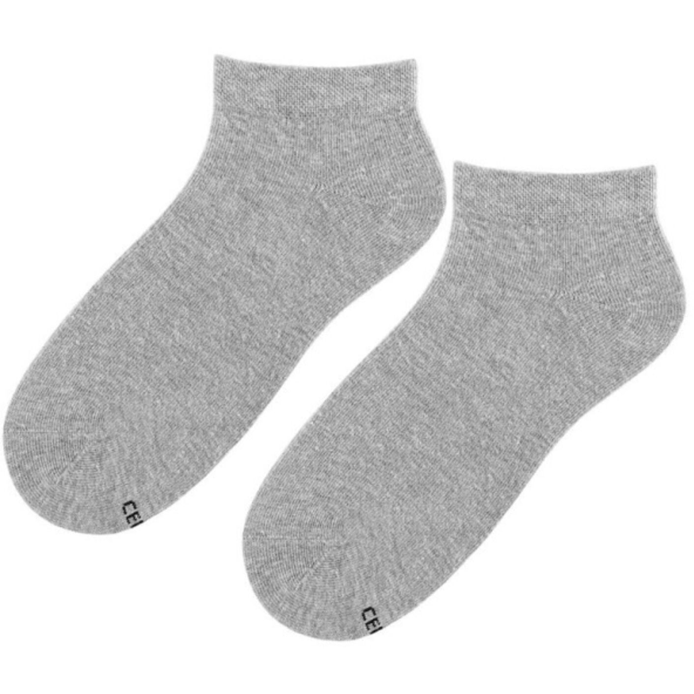 Skarpetki stopki - jasny szary melanż
