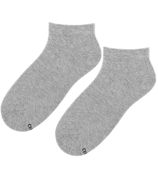 Skarpetki stopki - jasny szary melanż