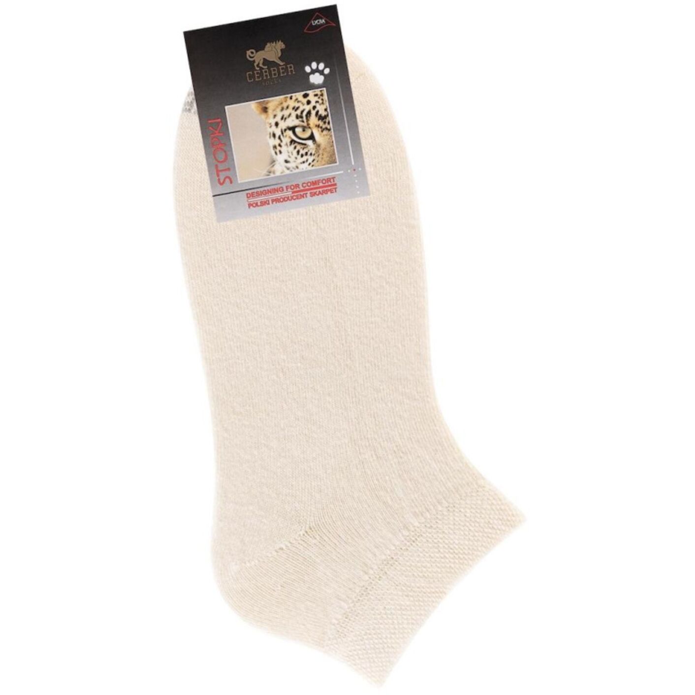 Skarpetki stopki - kremowy