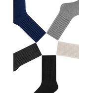 Skarpetki z wełny Merino - jasny szary (90% naturalnej wełny)