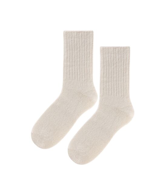Skarpetki z wełny Merino - kremowy (90% naturalnej wełny)