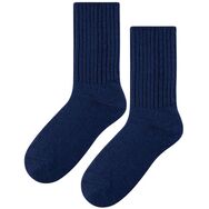Skarpetki z wełny Merino - granat (90% naturalnej wełny)