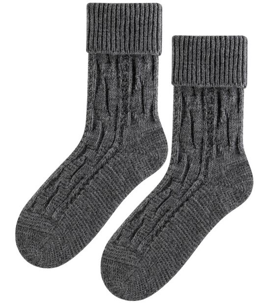 Skarpetki Wełniane - ciemny szary