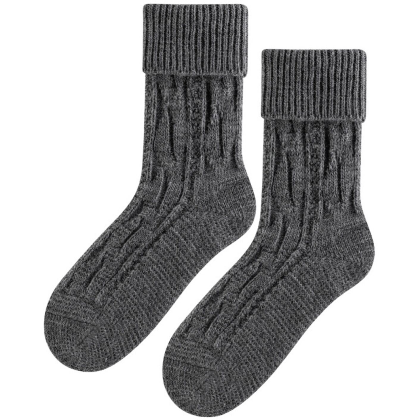 Skarpetki Wełniane - ciemny szary