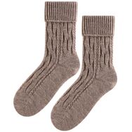 Skarpetki Wełniane - kawowy