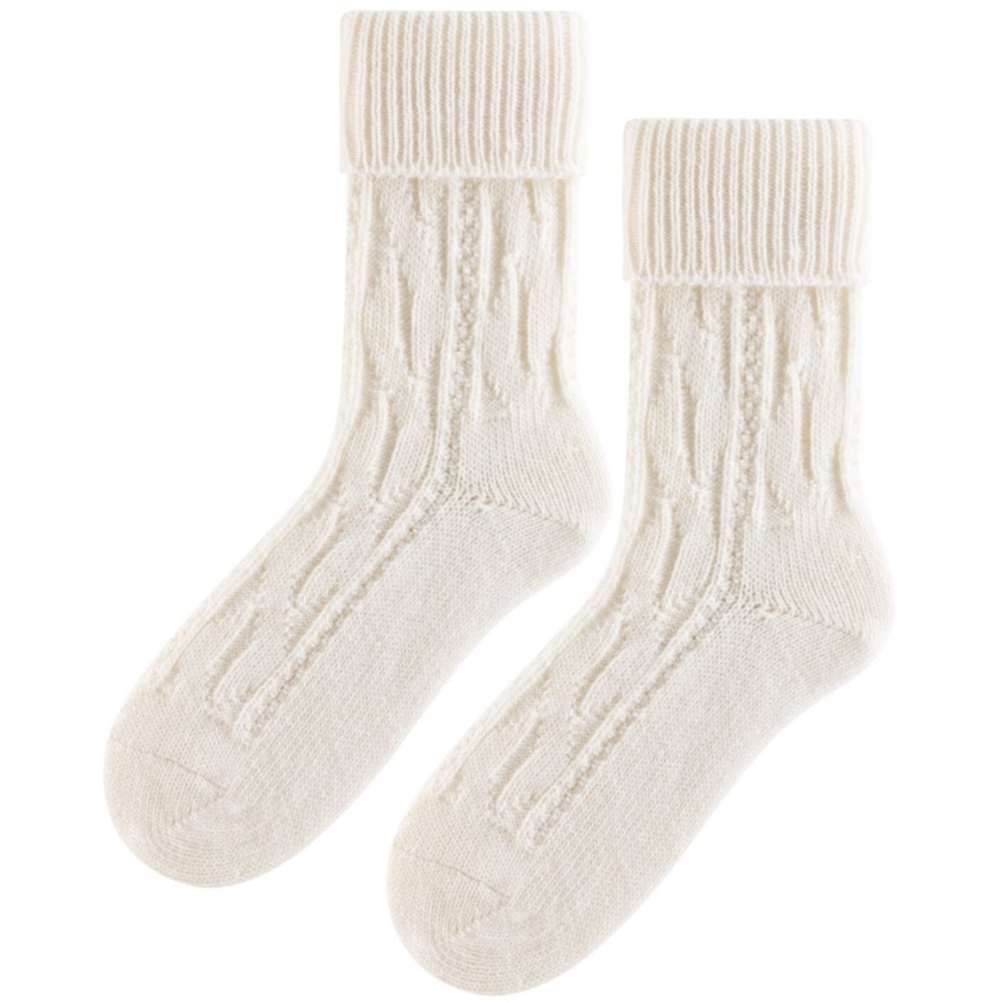 Skarpetki Wełniane - kremowy