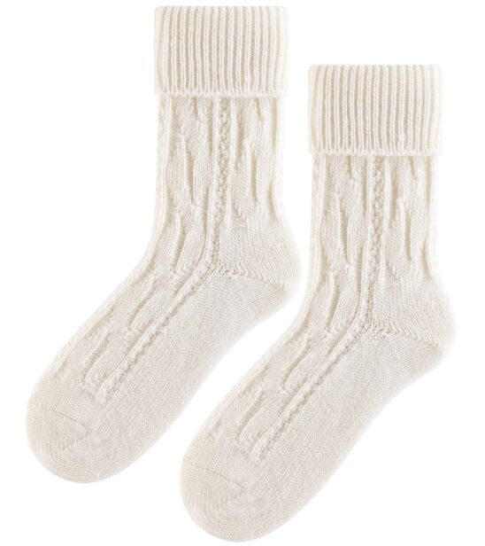 Skarpetki Wełniane - kremowy