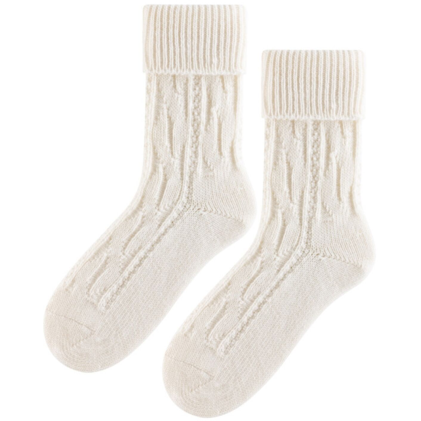 Skarpetki Wełniane - kremowy