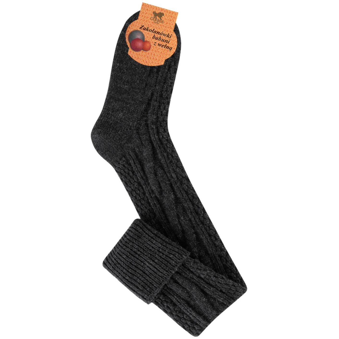 Grafitowe zakolanówki - Sklep soxinthebox.pl