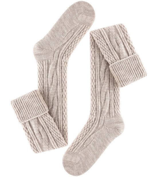 Jasno beżowe zakolanówki - Sklep soxinthebox.pl