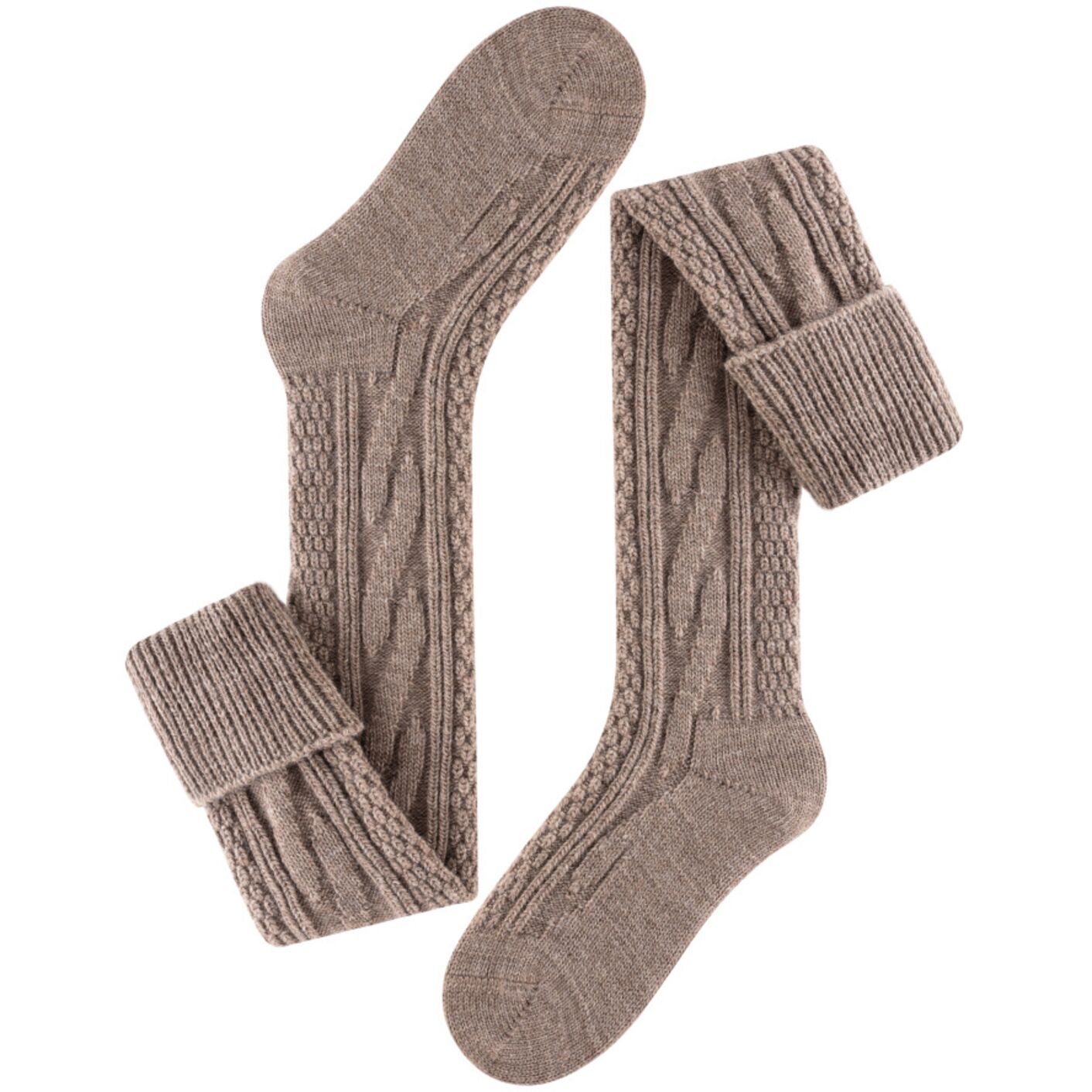 Kawowe zakolanówki - Sklep soxinthebox.pl