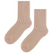 Beżowa wełna jagnięca - Sklep soxinthebox.pl