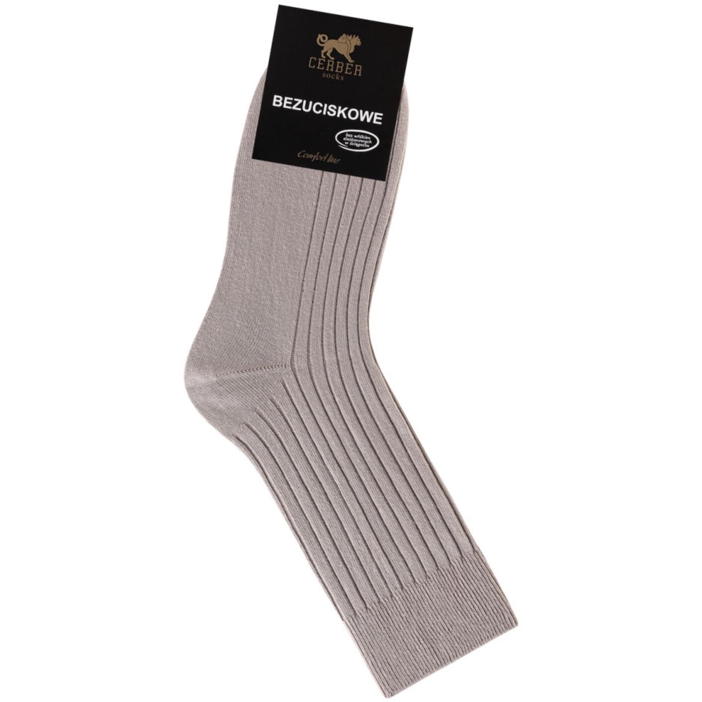 Skarpety bezuciskowe - Comfort Line - beż