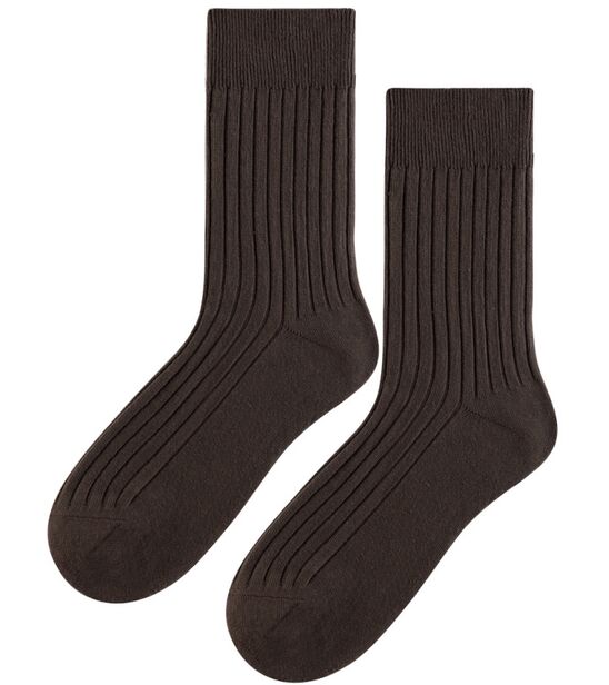 Skarpety bezuciskowe - Comfort Line - brąz