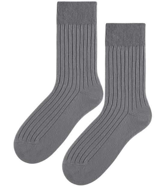 Skarpety bezuciskowe - Comfort Line - ciemny szary