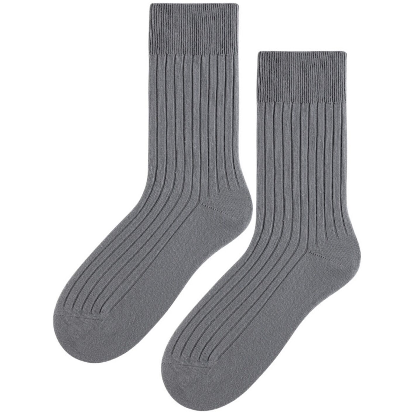 Skarpety bezuciskowe - Comfort Line - ciemny szary